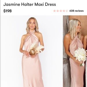 Show Me Your Mumu Jasmine Halter Dress